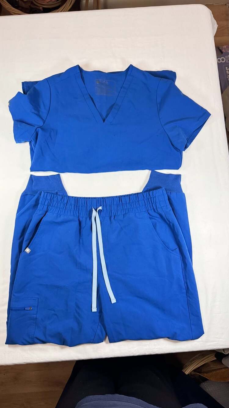 Figs Scrub Set Blue Technical Collection